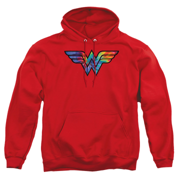 Wonder Woman Wonder Woman Tie Dye Logo - Pullover Hoodie Pullover Hoodie Wonder Woman   