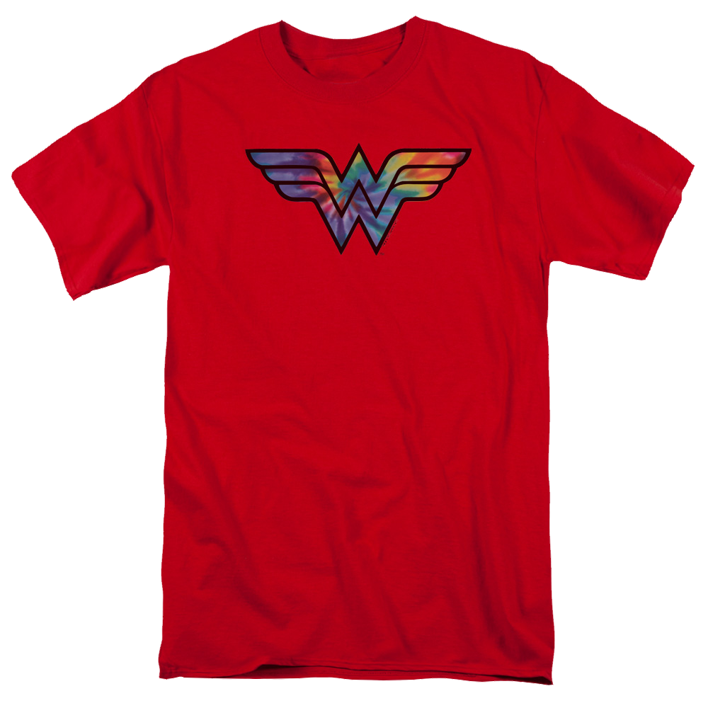 Wonder Woman Wonder Woman Tie Dye Logo - Men's Regular Fit T-Shirt Men's Regular Fit T-Shirt Wonder Woman   