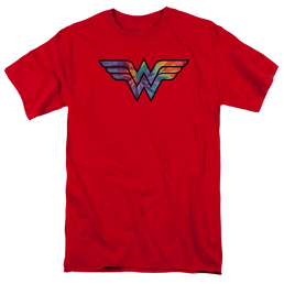 Wonder Woman Wonder Woman Tie Dye Logo - Men's Regular Fit T-Shirt Men's Regular Fit T-Shirt Wonder Woman   