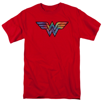 Wonder Woman Wonder Woman Tie Dye Logo - Men's Regular Fit T-Shirt Men's Regular Fit T-Shirt Wonder Woman   