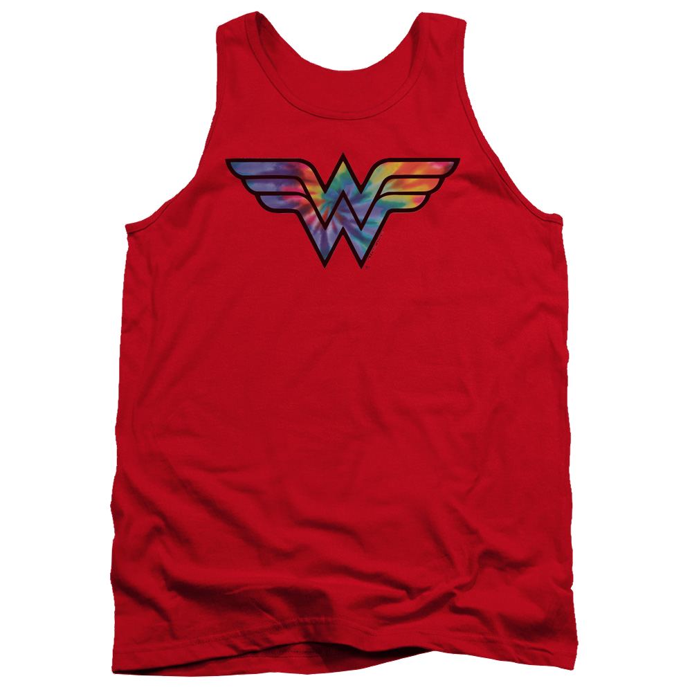 Wonder Woman Wonder Woman Tie Dye Logo - Men's Tank Top Men's Tank Wonder Woman   