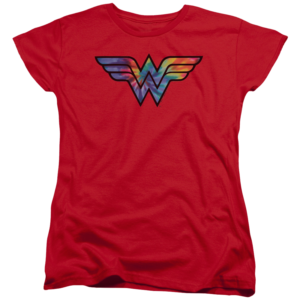 Wonder Woman Wonder Woman Tie Dye Logo - Women's T-Shirt Women's T-Shirt Wonder Woman   