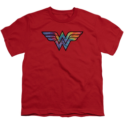 Wonder Woman Wonder Woman Tie Dye Logo - Youth T-Shirt Youth T-Shirt (Ages 8-12) Wonder Woman   