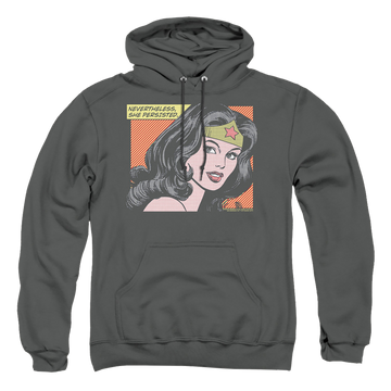 Wonder Woman She Persisted - Pullover Hoodie Pullover Hoodie Wonder Woman   