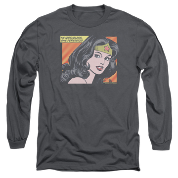 Wonder Woman She Persisted - Men's Long Sleeve T-Shirt Men's Long Sleeve T-Shirt Wonder Woman   