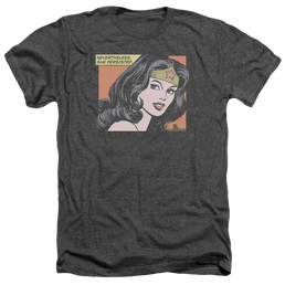 Wonder Woman She Persisted - Men's Heather T-Shirt Men's Heather T-Shirt Wonder Woman   
