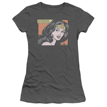 Wonder Woman She Persisted - Juniors T-Shirt Juniors T-Shirt Wonder Woman   
