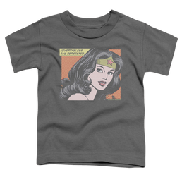 Wonder Woman She Persisted - Kid's T-Shirt Kid's T-Shirt (Ages 4-7) Wonder Woman   
