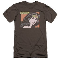 Wonder Woman She Persisted - Men's Premium Slim Fit T-Shirt Men's Premium Slim Fit T-Shirt Wonder Woman   