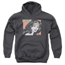 Wonder Woman She Persisted - Youth Hoodie Youth Hoodie (Ages 8-12) Wonder Woman   