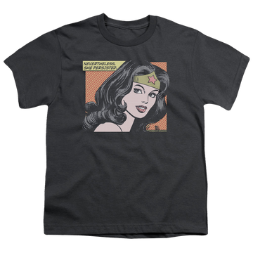 Wonder Woman She Persisted - Youth T-Shirt Youth T-Shirt (Ages 8-12) Wonder Woman   