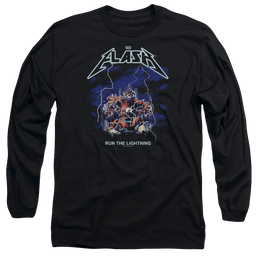 Flash, The Run The Lightning - Men's Long Sleeve T-Shirt Men's Long Sleeve T-Shirt The Flash   