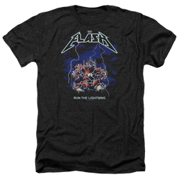 Flash, The Run The Lightning - Men's Heather T-Shirt Men's Heather T-Shirt The Flash   
