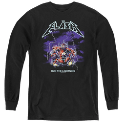 Flash, The Run The Lightning - Youth Long Sleeve T-Shirt Youth Long Sleeve T-Shirt The Flash   