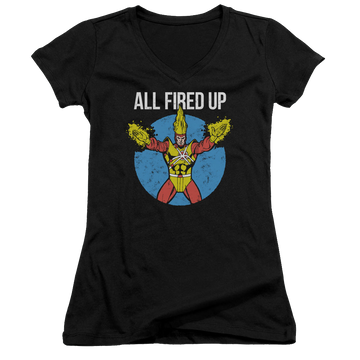 Firestorm Firestorms Party - Juniors V-Neck T-Shirt Juniors V-Neck T-Shirt Firestorm   