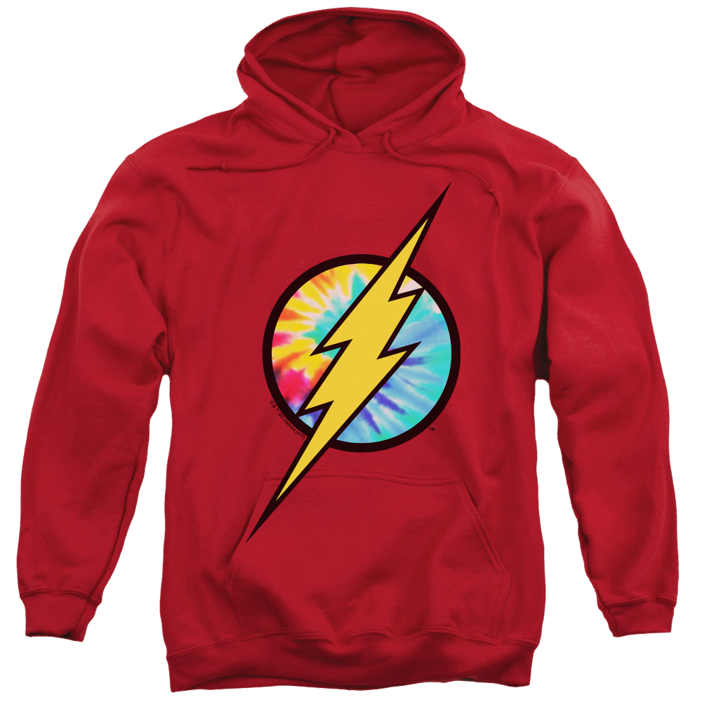 Flash, The Tie Dye Flash Logo - Pullover Hoodie Pullover Hoodie The Flash   