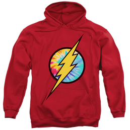 Flash, The Tie Dye Flash Logo - Pullover Hoodie Pullover Hoodie The Flash   