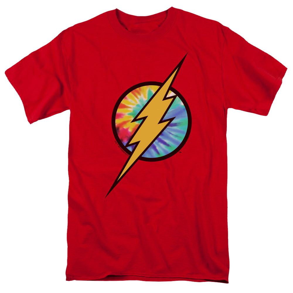 Flash, The Tie Dye Flash Logo - Men's Regular Fit T-Shirt Men's Regular Fit T-Shirt The Flash   