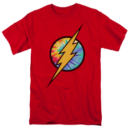 Flash, The Tie Dye Flash Logo - Men's Regular Fit T-Shirt Men's Regular Fit T-Shirt The Flash   
