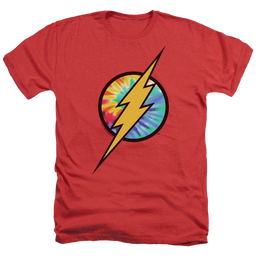 Flash, The Tie Dye Flash Logo - Men's Heather T-Shirt Men's Heather T-Shirt The Flash   