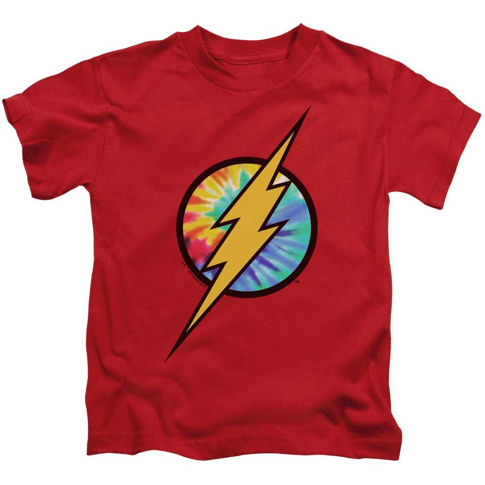 Flash, The Tie Dye Flash Logo - Kid's T-Shirt Kid's T-Shirt (Ages 4-7) The Flash   