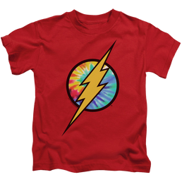 Flash, The Tie Dye Flash Logo - Kid's T-Shirt Kid's T-Shirt (Ages 4-7) The Flash   