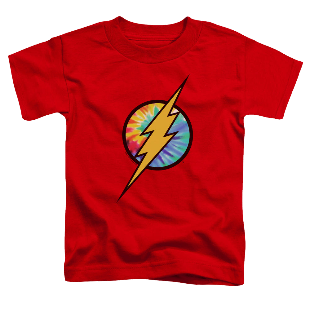 Flash, The Tie Dye Flash Logo - Toddler T-Shirt Toddler T-Shirt The Flash   