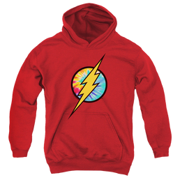 Flash, The Tie Dye Flash Logo - Youth Hoodie Youth Hoodie (Ages 8-12) The Flash   