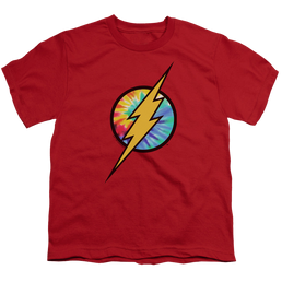 Flash, The Tie Dye Flash Logo - Youth T-Shirt Youth T-Shirt (Ages 8-12) The Flash   
