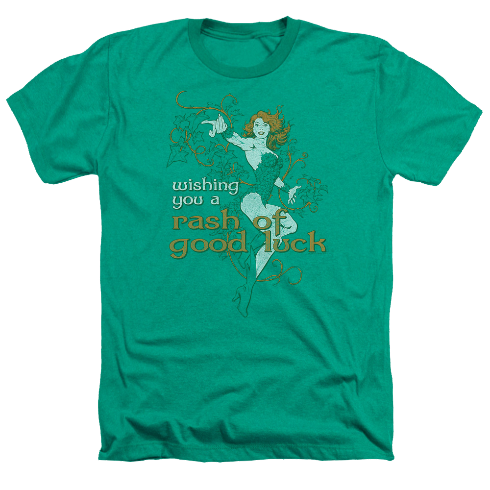 Justice League Rash Of Good Luck Men's Heather T-Shirt Men's Heather T-Shirt DC Comics   