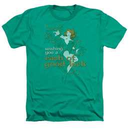 Justice League Rash Of Good Luck Men's Heather T-Shirt Men's Heather T-Shirt DC Comics   