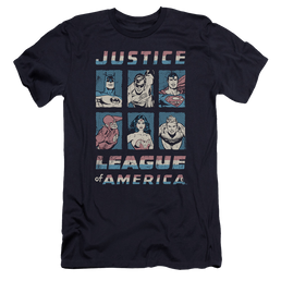 Justice League American League Men's Premium Slim Fit T-Shirt Men's Premium Slim Fit T-Shirt Justice League   