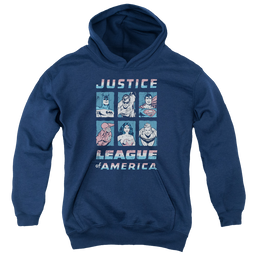 Justice League American League - Youth Hoodie Youth Hoodie (Ages 8-12) Justice League   