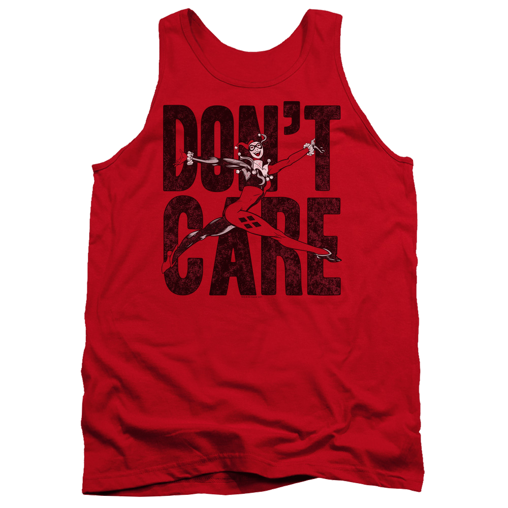 Harley Quinn Don’T Care - Men's Tank Top Men's Tank Harley Quinn   