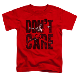 Harley Quinn Don’T Care - Toddler T-Shirt Toddler T-Shirt Harley Quinn   