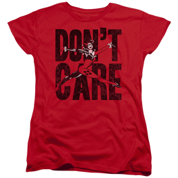 Harley Quinn Don’T Care - Women's T-Shirt Women's T-Shirt Harley Quinn   