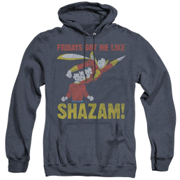 Shazam Fridays Got Me Like - Heather Pullover Hoodie Heather Pullover Hoodie Shazam   