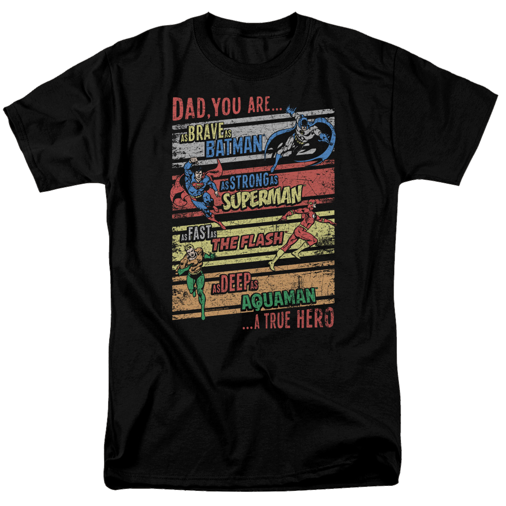 Justice League A True Hero Men's Regular Fit T-Shirt Men's Regular Fit T-Shirt Wonder Woman   