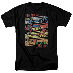 Justice League A True Hero Men's Regular Fit T-Shirt Men's Regular Fit T-Shirt Wonder Woman   