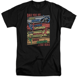 Justice League A True Hero Men's Tall Fit T-Shirt Men's Tall Fit T-Shirt Wonder Woman   