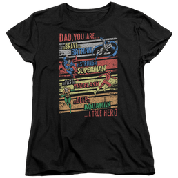 Justice League A True Hero Women's T-Shirt Women's T-Shirt Wonder Woman   