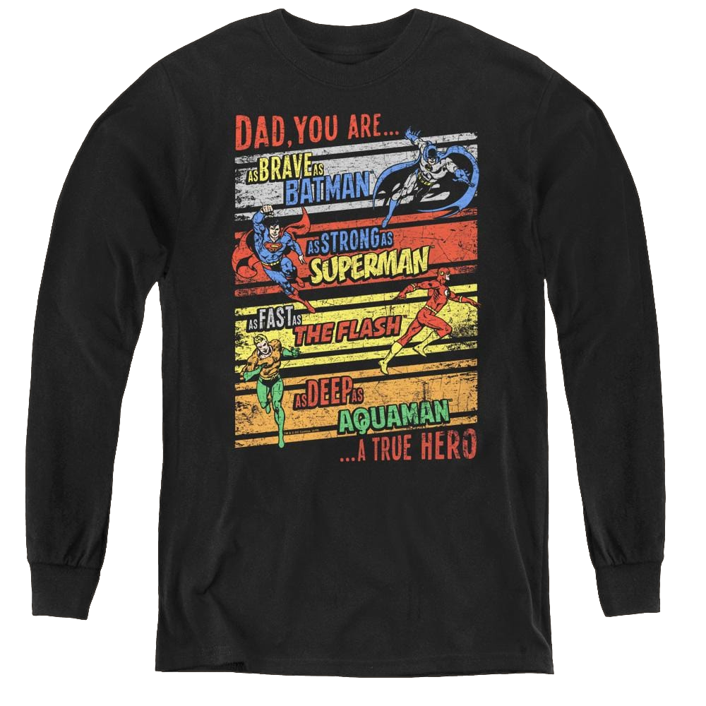 Wonder Woman A True Hero - Youth Long Sleeve T-Shirt Youth Long Sleeve T-Shirt Wonder Woman   