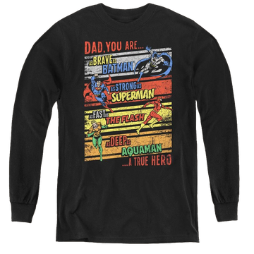 Wonder Woman A True Hero - Youth Long Sleeve T-Shirt Youth Long Sleeve T-Shirt Wonder Woman   