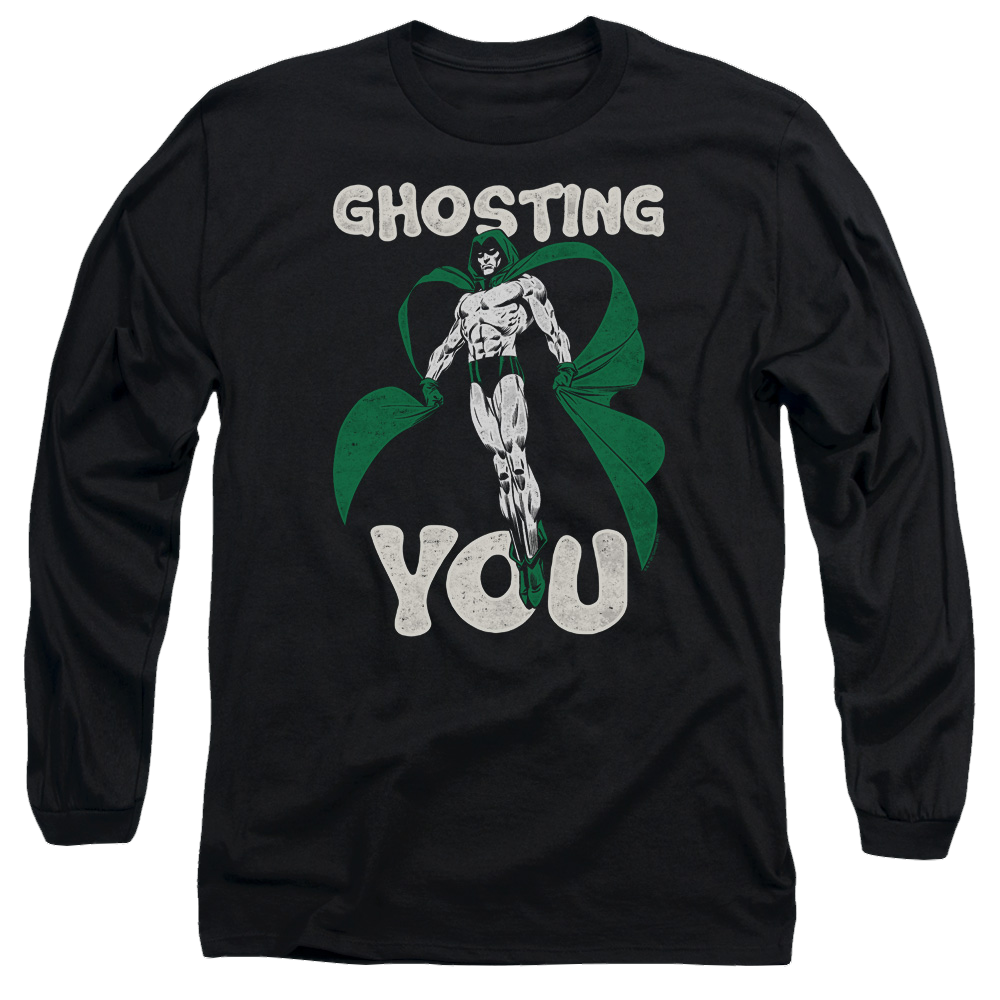 Justice League Ghosting Men's Long Sleeve T-Shirt Men's Long Sleeve T-Shirt DC Comics   