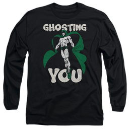 Justice League Ghosting Men's Long Sleeve T-Shirt Men's Long Sleeve T-Shirt DC Comics   