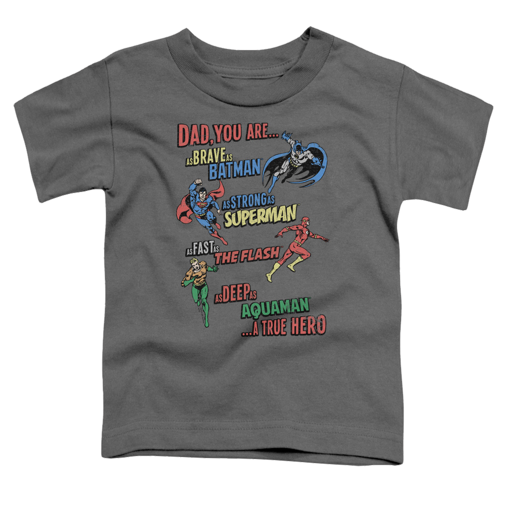 Justice League Dad Hero - Toddler T-Shirt Toddler T-Shirt Justice League   