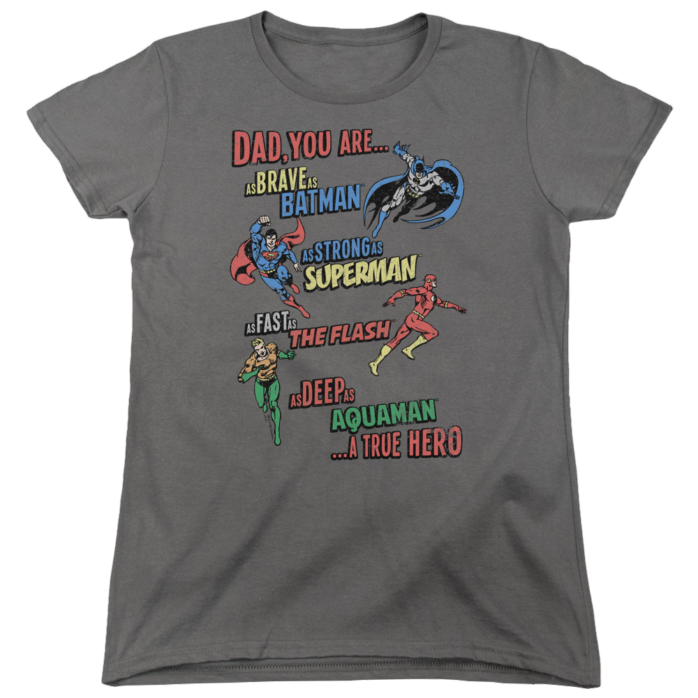 Justice League Dad Hero Women's T-Shirt Women's T-Shirt Justice League   