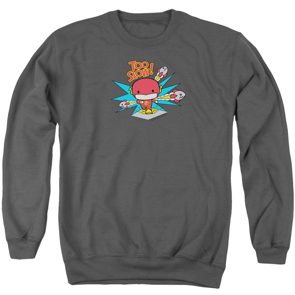 Flash, The Too Slow - Men's Crewneck Sweatshirt Men's Crewneck Sweatshirt The Flash   