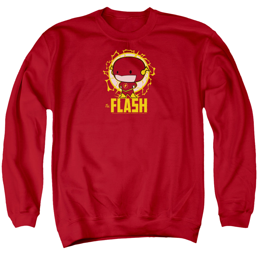 Flash, The Flash Chibi - Men's Crewneck Sweatshirt Men's Crewneck Sweatshirt The Flash   