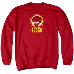 Flash, The Flash Chibi - Men's Crewneck Sweatshirt Men's Crewneck Sweatshirt The Flash   